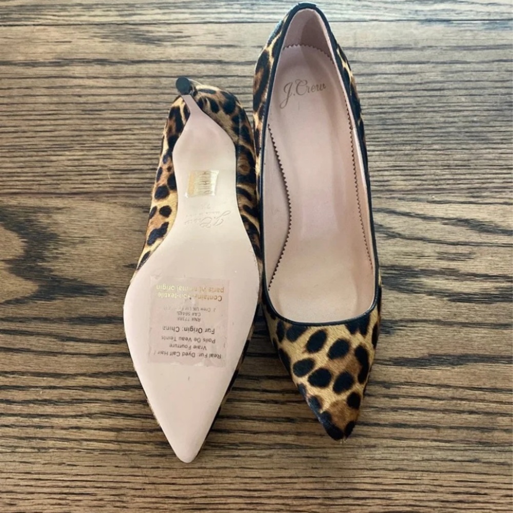 J.crew Leopard Pumps